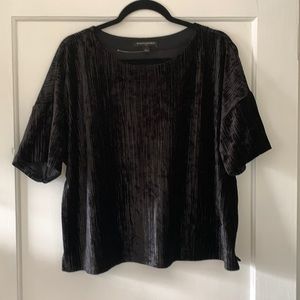 Black Velvet Top